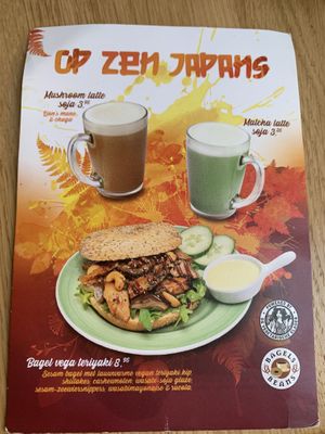 Aktionsflyer  at Bagels & Beans in Maastricht