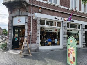 On the corner at Bagels & Beans in Maastricht