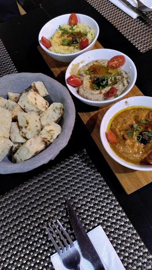 Hummus at Marhaba in Gran Canaria