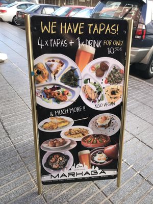 Also vegan 😃 at Marhaba in Gran Canaria