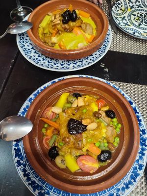 Tajin y cus cus at Marhaba in Gran Canaria