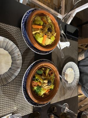 Couscous en tajin met tofu  at Marhaba in Gran Canaria