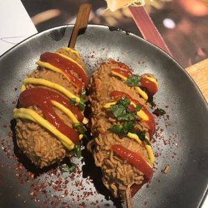 Vegan k-dogs  at Wagamama in Newcastle Upon Tyne