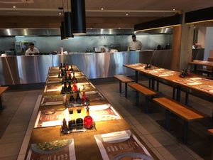 Interior  at Wagamama in Newcastle Upon Tyne