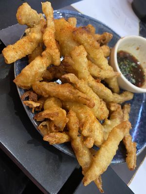 Vegan squid (mushroom)  at Wagamama in Gateshead