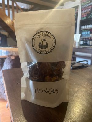 Dehydrated mushrooms s/10  at La Rabona Peruvian Deli in Cusco