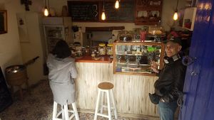 inside at La Rabona Peruvian Deli in Cusco