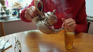 Fancy teapot  at Marrakech Artisan in Hastings