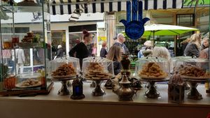 Sweet things at Marrakech Artisan in Hastings