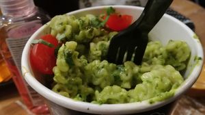 Pesto pasta at Beatnic - Rockefeller Plaza in New York City