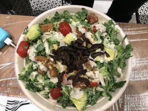 Salad at Beatnic - Rockefeller Plaza in New York City