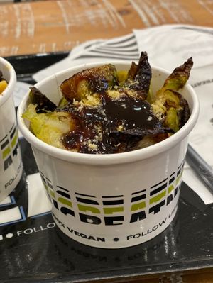 Balsamic Roasted Brussels sprouts   at Beatnic - Rockefeller Plaza in New York City