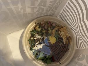 Meme Medley: mushroom shawarma with hummus   at Beatnic - Rockefeller Plaza in New York City