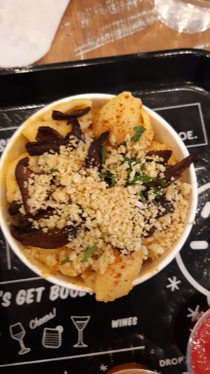 Mac and cheese at Beatnic - Rockefeller Plaza in New York City