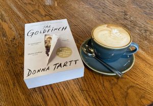 Oat latte  at The Old Bicycle Shop in Cambridge