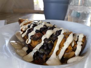 Chili Stiffed Sweet Potatoe at VegeNation in Henderson