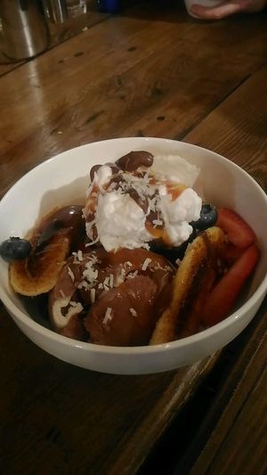 brownie sundae at VegeNation in Henderson