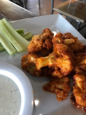 Cauliflower wings at VegeNation in Henderson