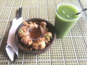 Vegan Gyoza at Burgreens - Pondok Indah in Jakarta