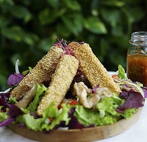 Crispy Tofu Salad at Burgreens - Pondok Indah in Jakarta