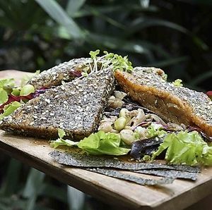 Tempeh Gomashio at Burgreens - Pondok Indah in Jakarta