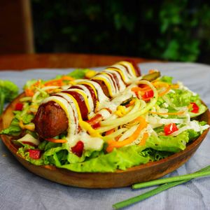 Naked Hot Dog at Burgreens - Pondok Indah in Jakarta