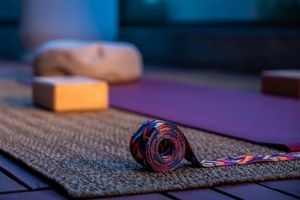 Yoga place at terrace 1 at Ch'i for Life in Antalya