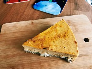 Vegan Cheesecake with Mango at Ch'i for Life in Antalya