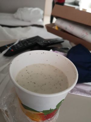 Cashew nut Ayran. Was amazing. Honestly better then the dairy one at VegaNarsist - Nişantaşı in Istanbul