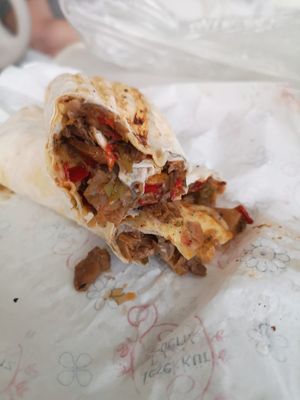 Kokorec. Made with meaty mushrooms. Delicious at VegaNarsist - Nişantaşı in Istanbul