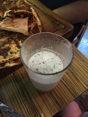 Kaju yoğurdundan ayran  at VegaNarsist - Nişantaşı in Istanbul
