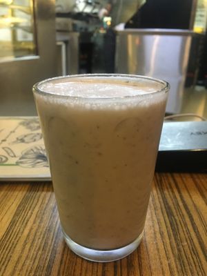 “Yoghurt” drink, made with cashew milk!  at VegaNarsist - Nişantaşı in Istanbul