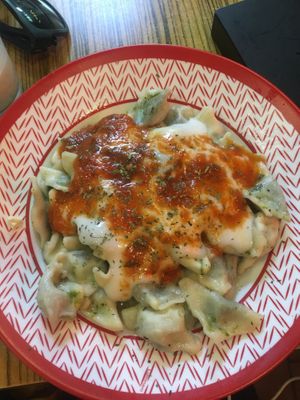 Dumplings with spinach - ok  at VegaNarsist - Nişantaşı in Istanbul