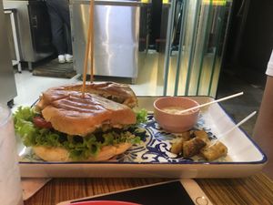 Venus cheeseburger - delicious !! at VegaNarsist - Nişantaşı in Istanbul