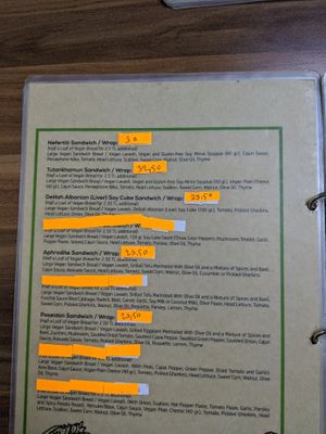 Uploading the menu in 2020. Upen. at VegaNarsist - Nişantaşı in Istanbul