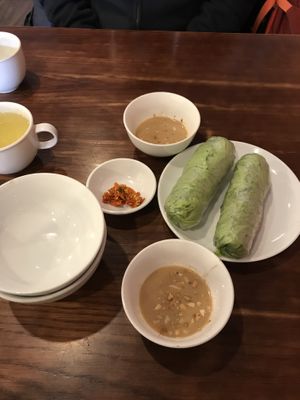 Fresh rolls at Hoa Sen - Nguyen Van Cu in Da Lat