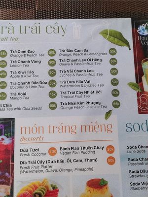 The vegan flan is so tasty at Hoa Sen - Nguyen Van Cu in Da Lat