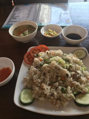 Veg rice  at Hoa Sen - Nguyen Van Cu in Da Lat