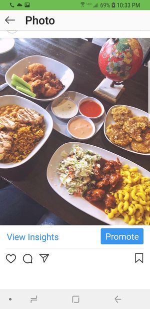 Yellow bowl, garlic tostones and mac and cheese. at Earth to Us  in Durham