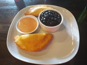 Empanadas at Earth to Us  in Durham