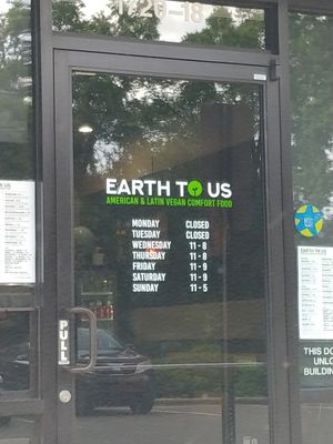 Hours at Earth to Us  in Durham