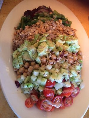 Vegan Cobb salad at The Cheesecake Factory in Pittsford