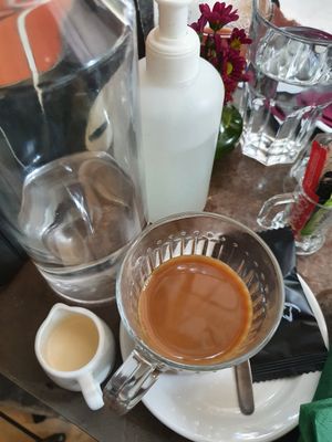 Coffee at Cafe Bar 67 in Athens