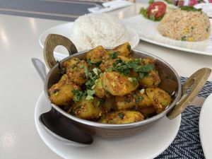Indian fried potatoes   at Golden Paradise in Phuket