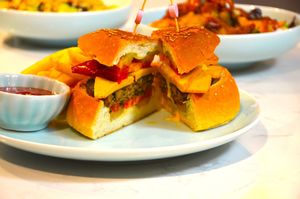 Vegan Big MAC. at ZeroGo in Beijing