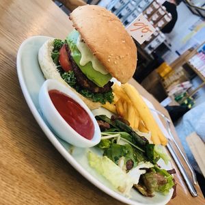 Tofu Burger  at ZeroGo in Beijing