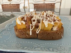 Mango Toast  at Loving Hut Paradise Island in Penghu