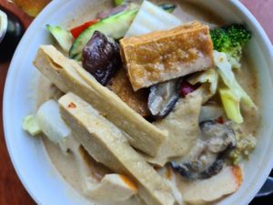 Laksa at Madame K's Vegetarian - Williamstown in Williamstown