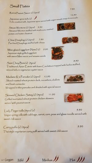 Small Plates 2/7 at Madame K's Vegetarian - Williamstown in Williamstown