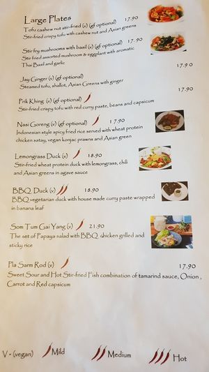 Large Plates 4/7 at Madame K's Vegetarian - Williamstown in Williamstown